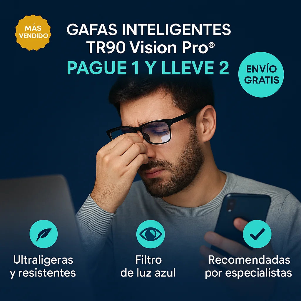 GAFAS INTELIGENTES TR90 VISION PRO - PAGA 1 Y LLEVA 2