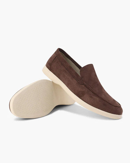 Baumont Club Suede Loafers – Luxurious Suede Slip-Ons with Orthopedic Support Insole